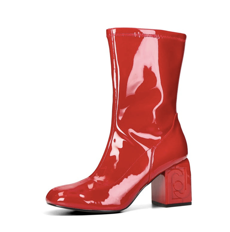 Bottines vernis Liu Jo  SF3061 EX128 rouge