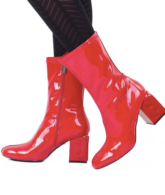 Bottines vernis Liu Jo  SF3061 EX128 rouge