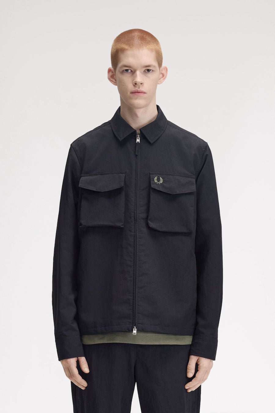 Surchemise Fred Perry homme M2402 184 noir