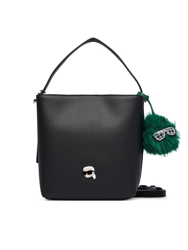 Sac à main noir avec icon Karl Lagerfeld