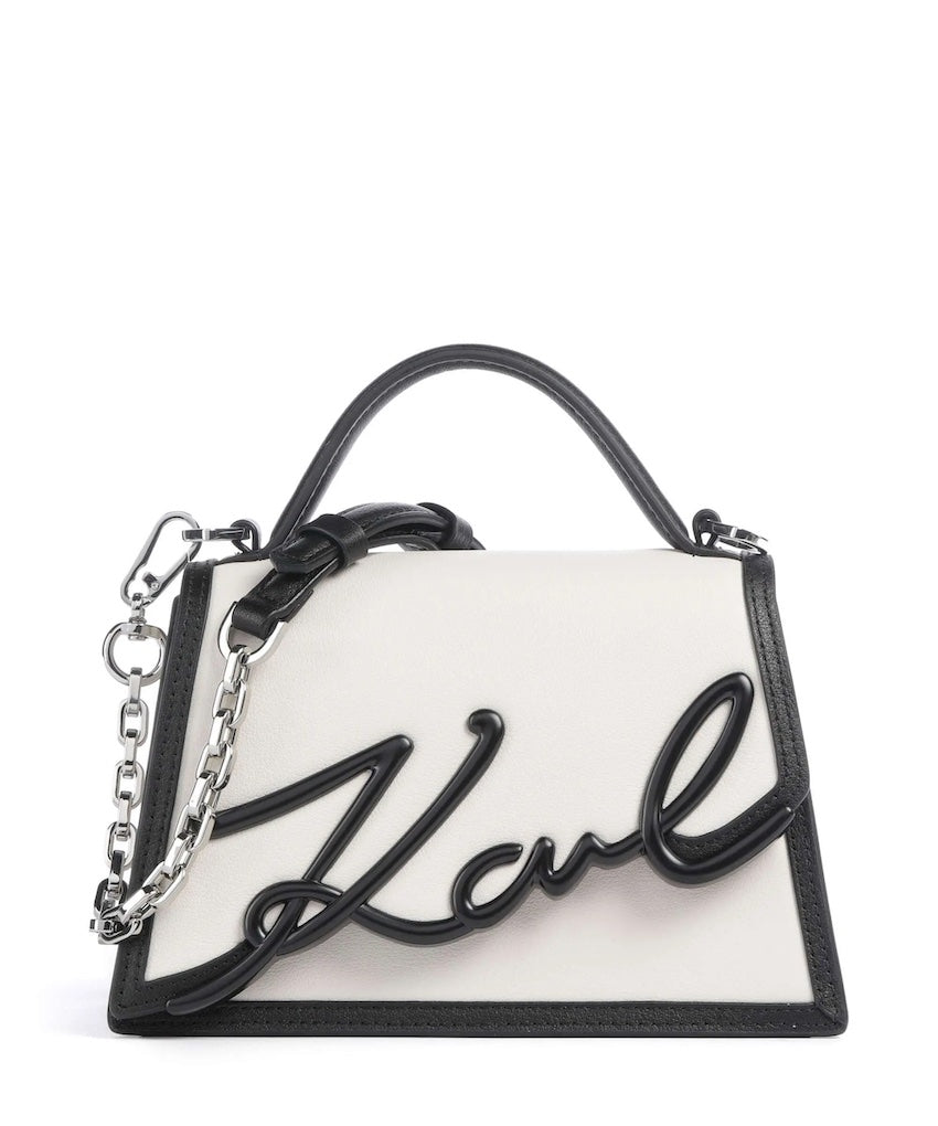 Sac à main femme signature Karl Lagerfeld