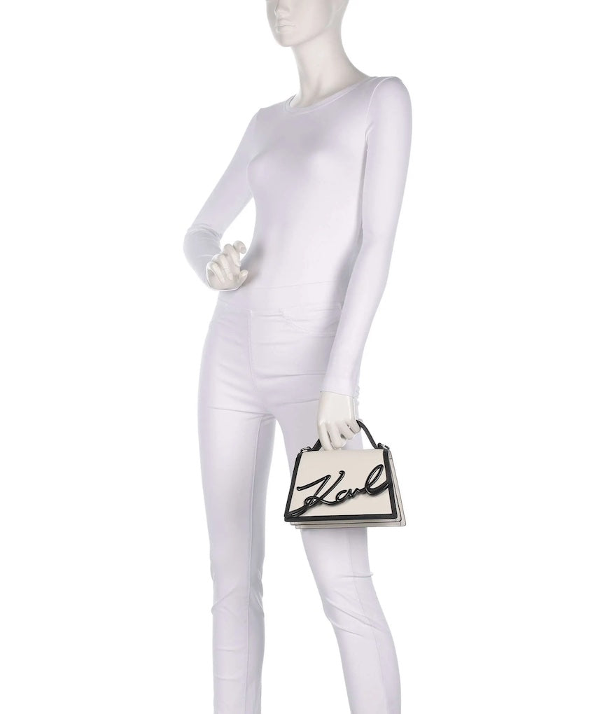 Sac à main femme signature Karl Lagerfeld