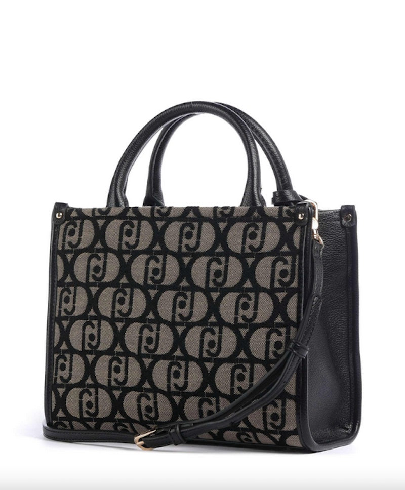 Petit sac shopping en tissus jacquard Liu Jo