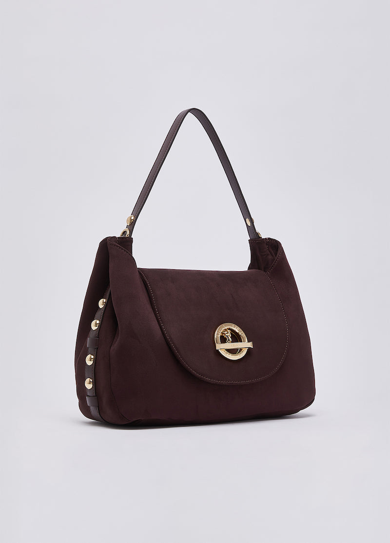 Sac à main Liu Jo en microfibre aubergine