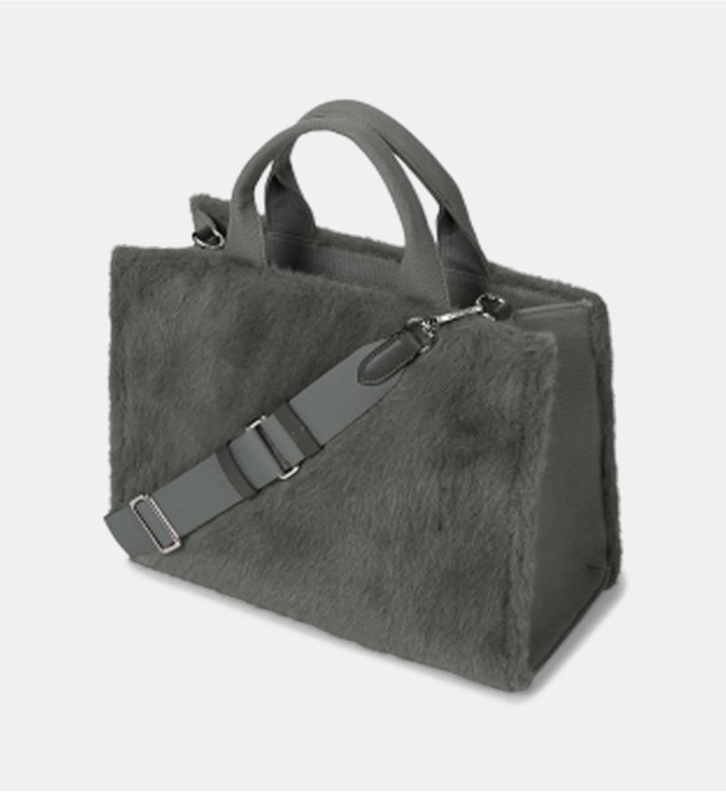 Sac femme en fourrure écologique Karl Lagerfeld