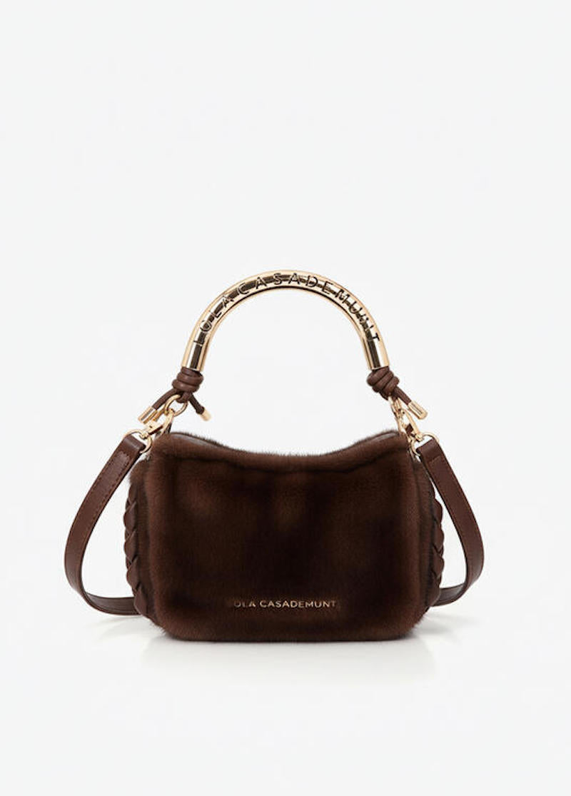 Sac à main Lola Casademunt en fausse fourrure