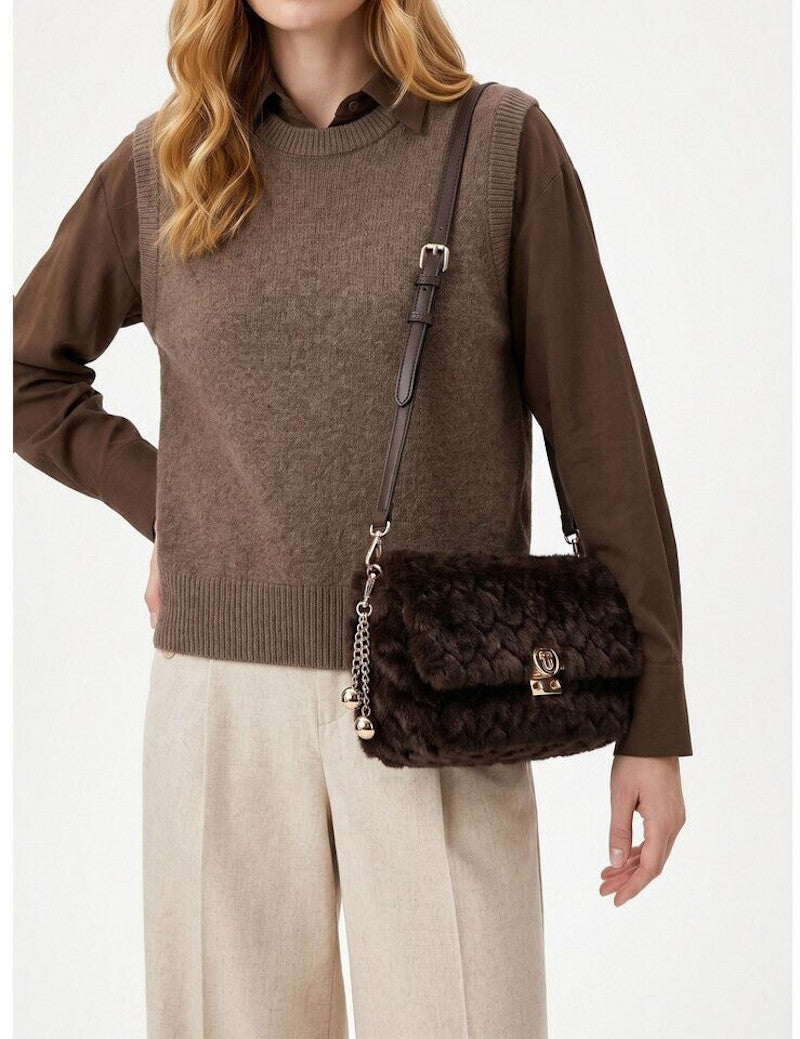 Sac à main femme liu jo marron