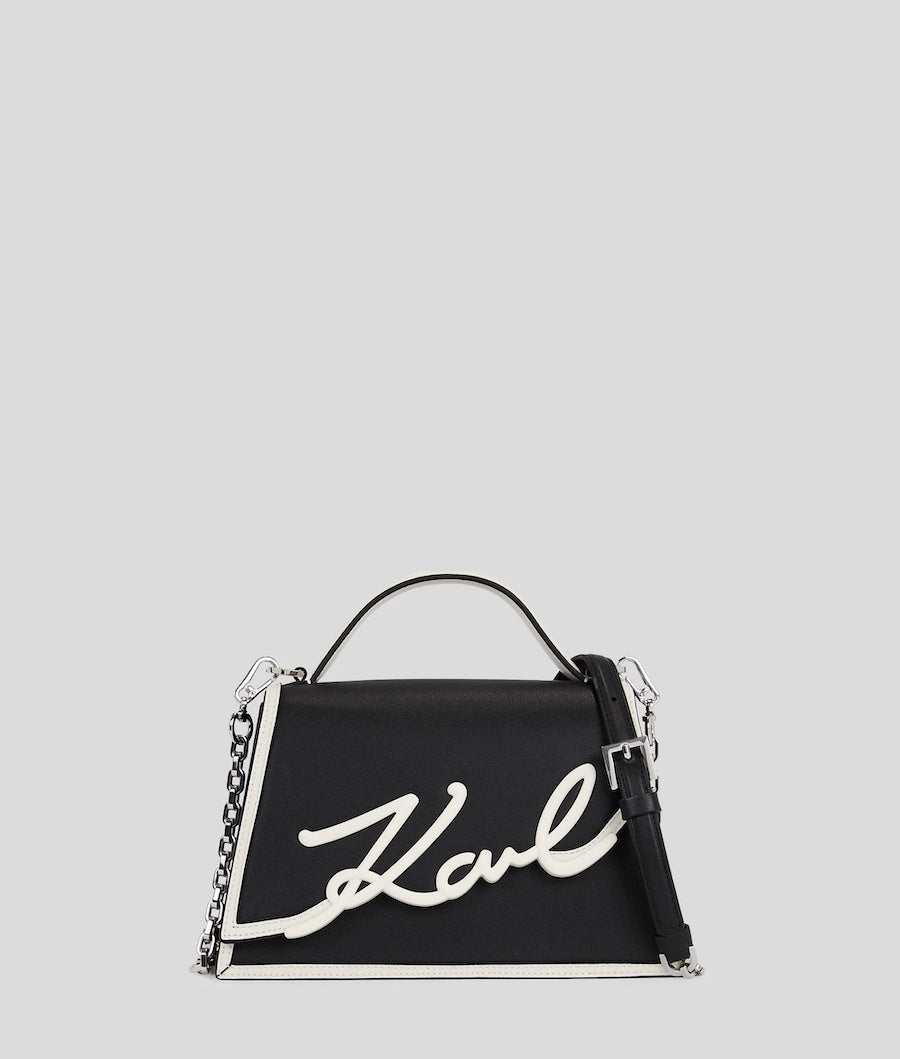 Sac à main Karl Lagerfeld signature noir
