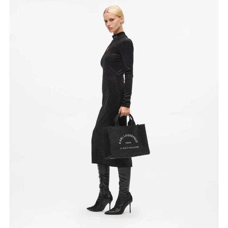 Sac cabas Karl Lagerfeld à strass