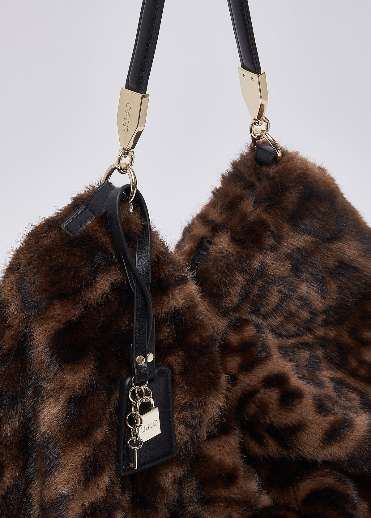 Sac à main en fourrure écologique animalier Liu Jo