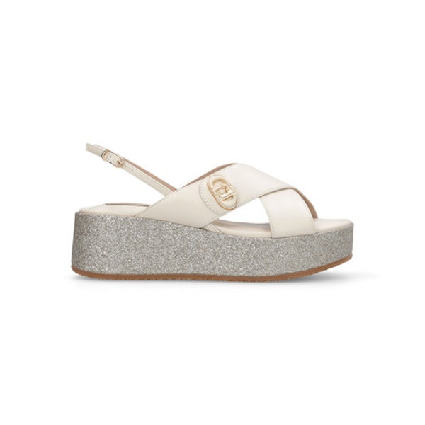 Sandales cuir et glitter Liu Jo