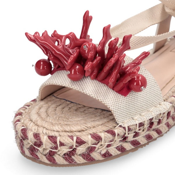 Sandales en canva naturel Liu Jo