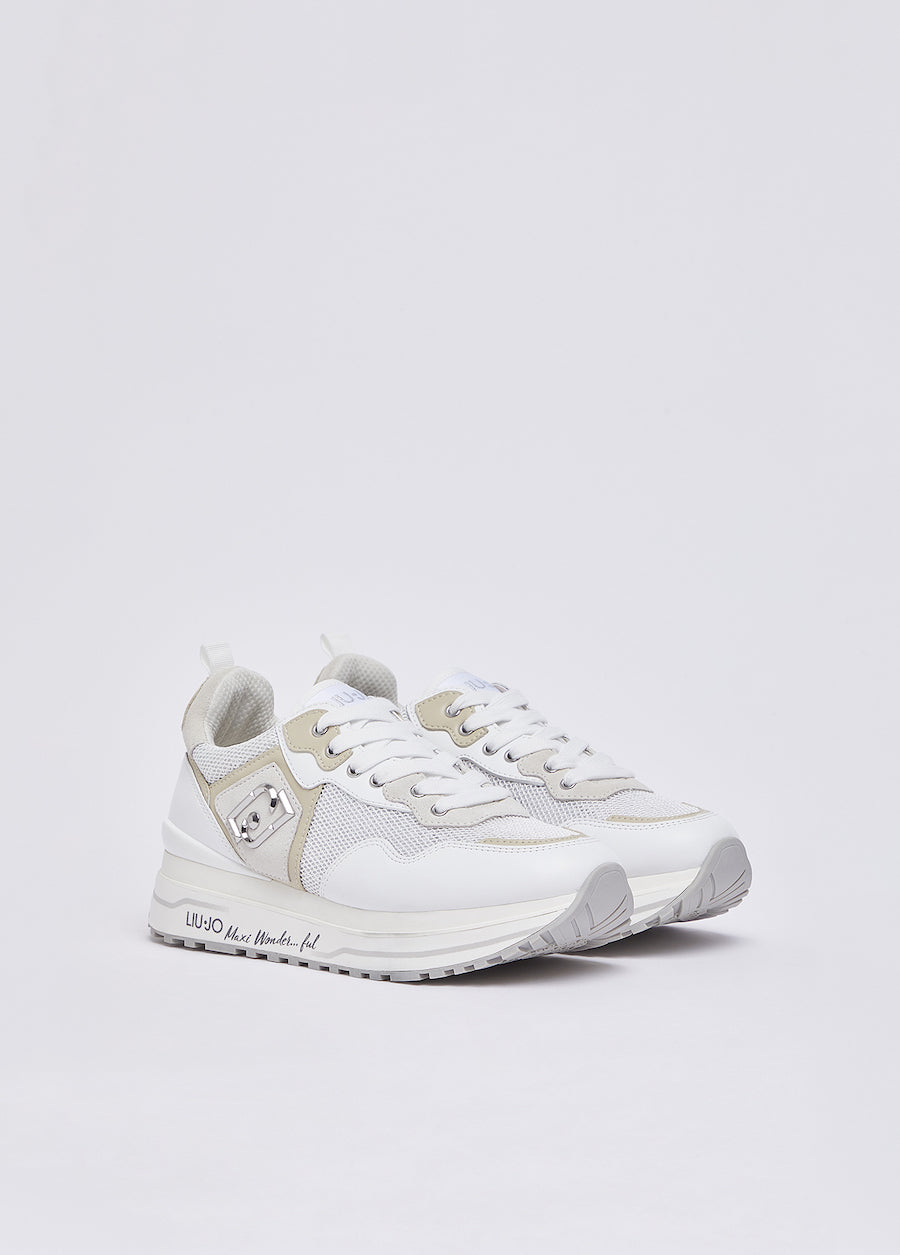 Baskets femme Liu Jo en mesh à paillettes