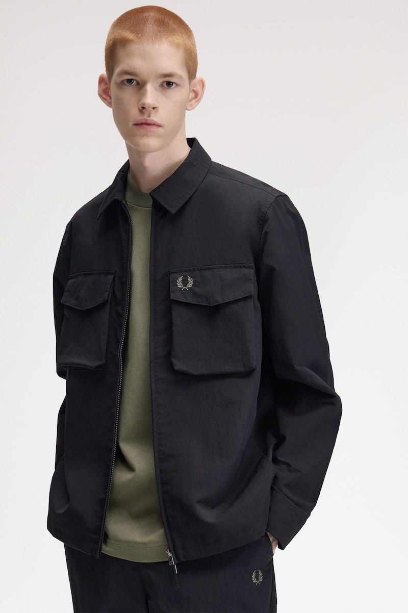 Surchemise Fred Perry homme M2402 184 noir