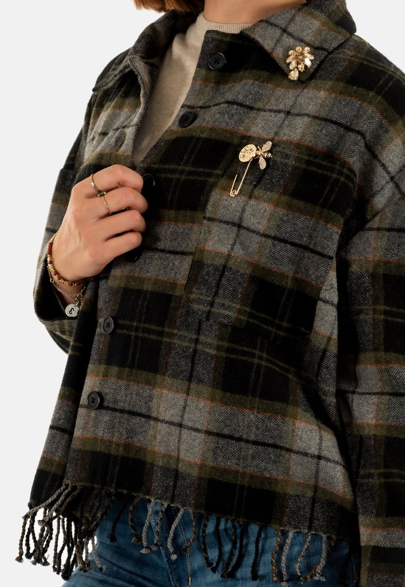 Sur chemise en laine BSB fashion