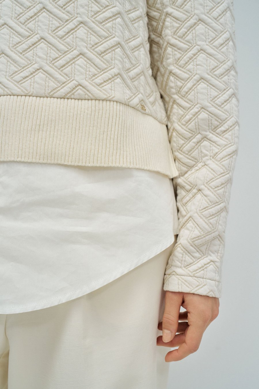 Sweat femme avec chemise intégré Salsa