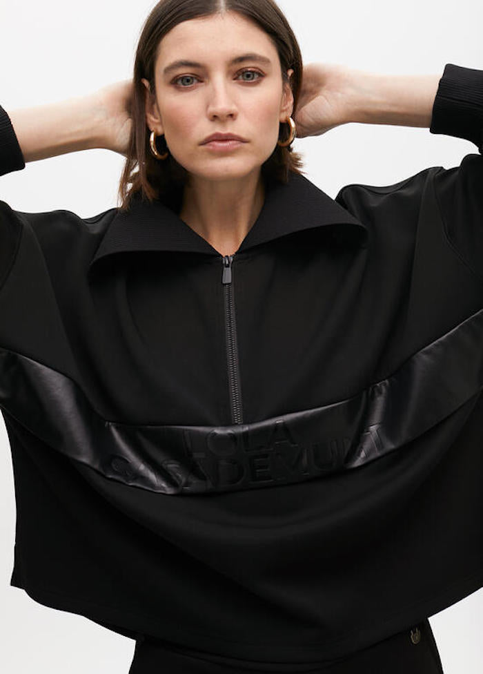 Sweat avec poche effet cuir Lola Casademunt