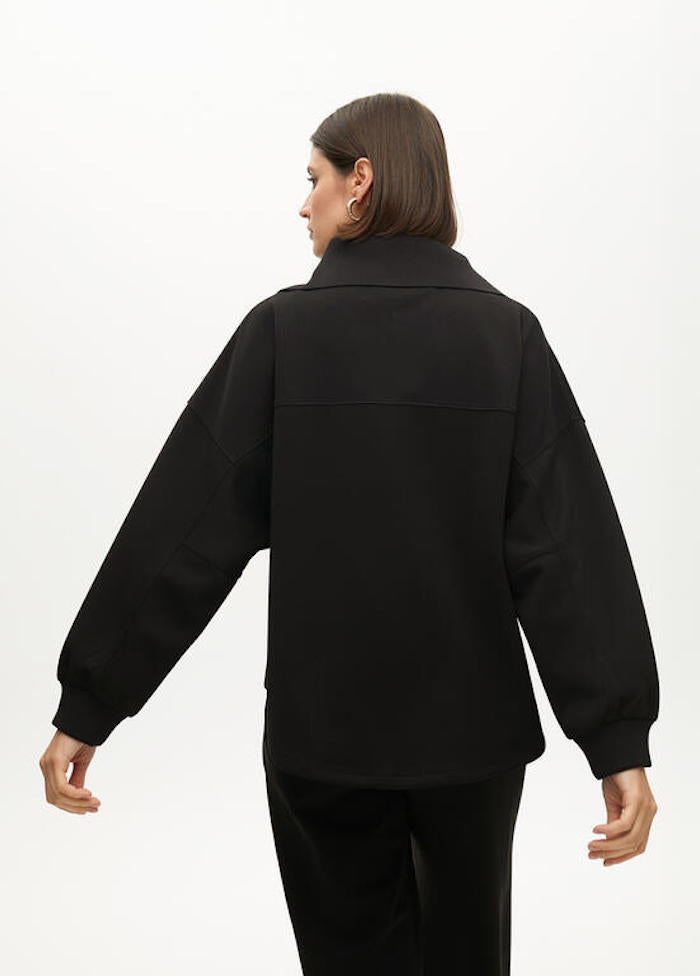 Sweat avec poche effet cuir Lola Casademunt