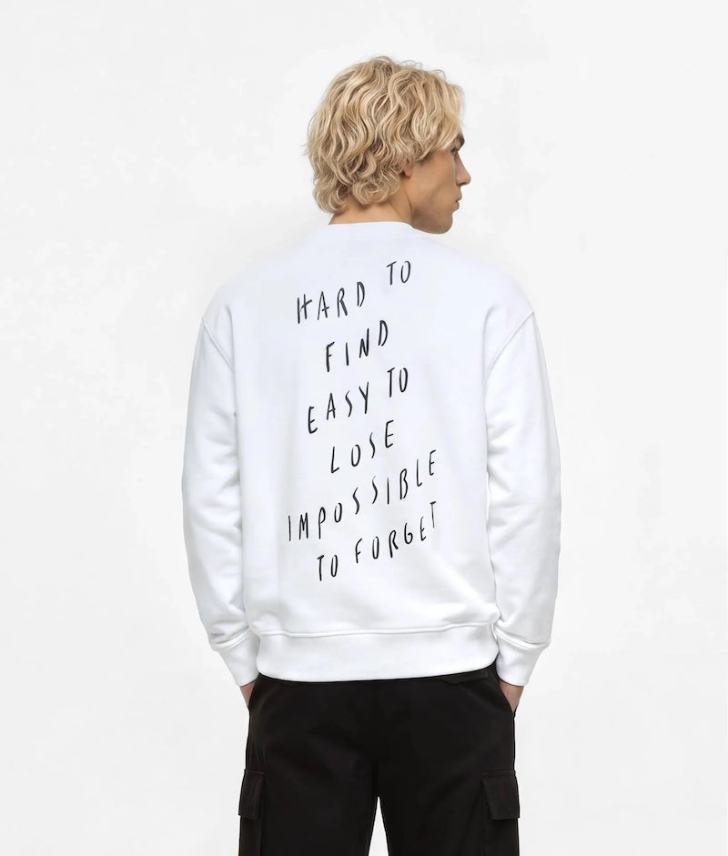 Sweat blanc Karl Lagerfeld x Pietro Terzini B4M20058 100