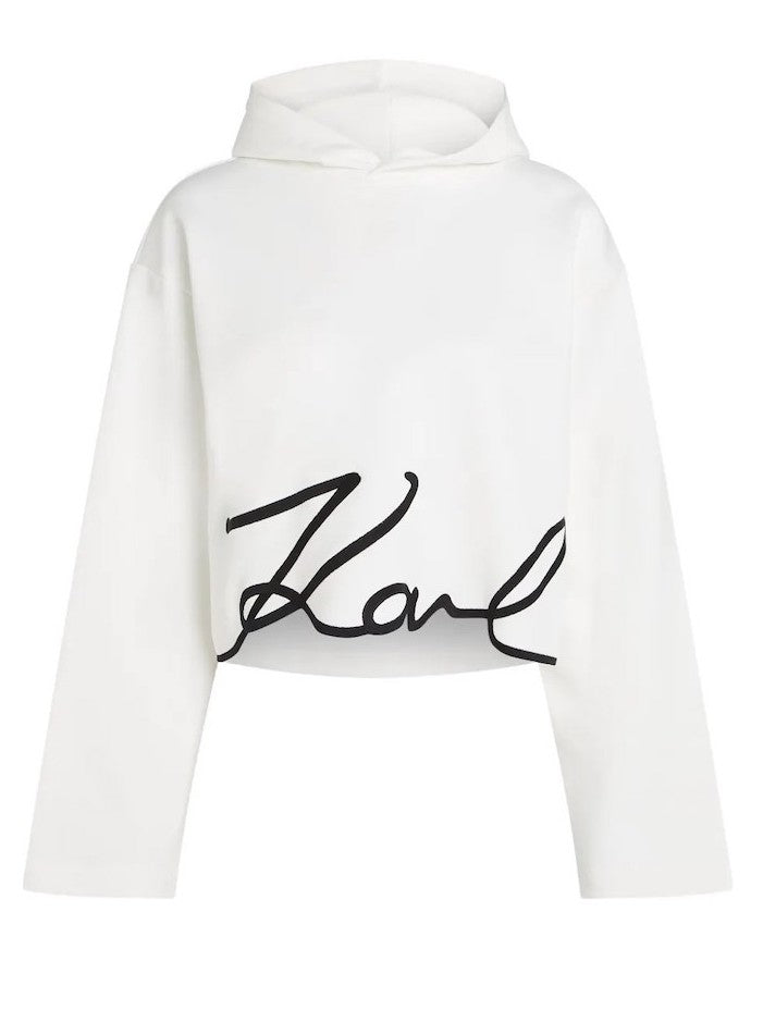 Sweat capuche signature Karl Lagerfeld