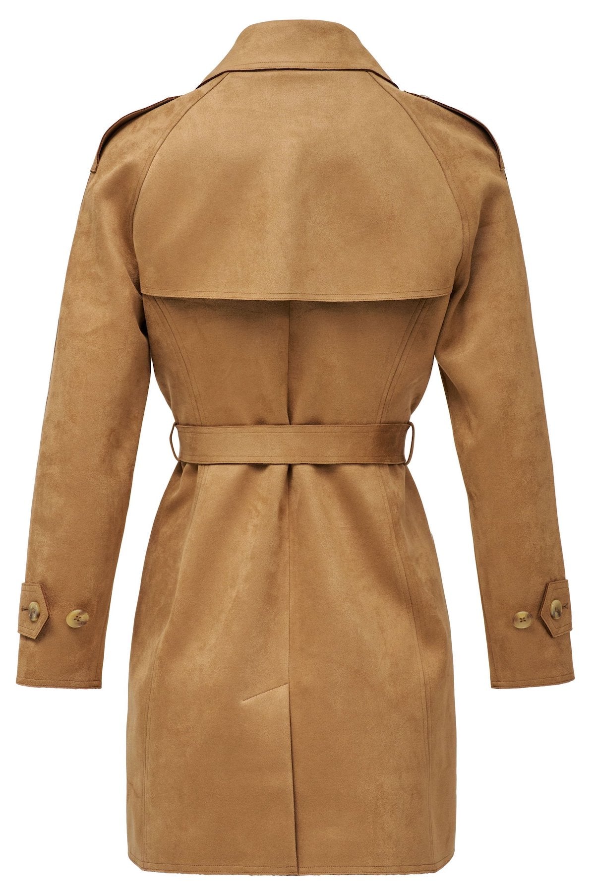 Trenc coat en suedine Salsa