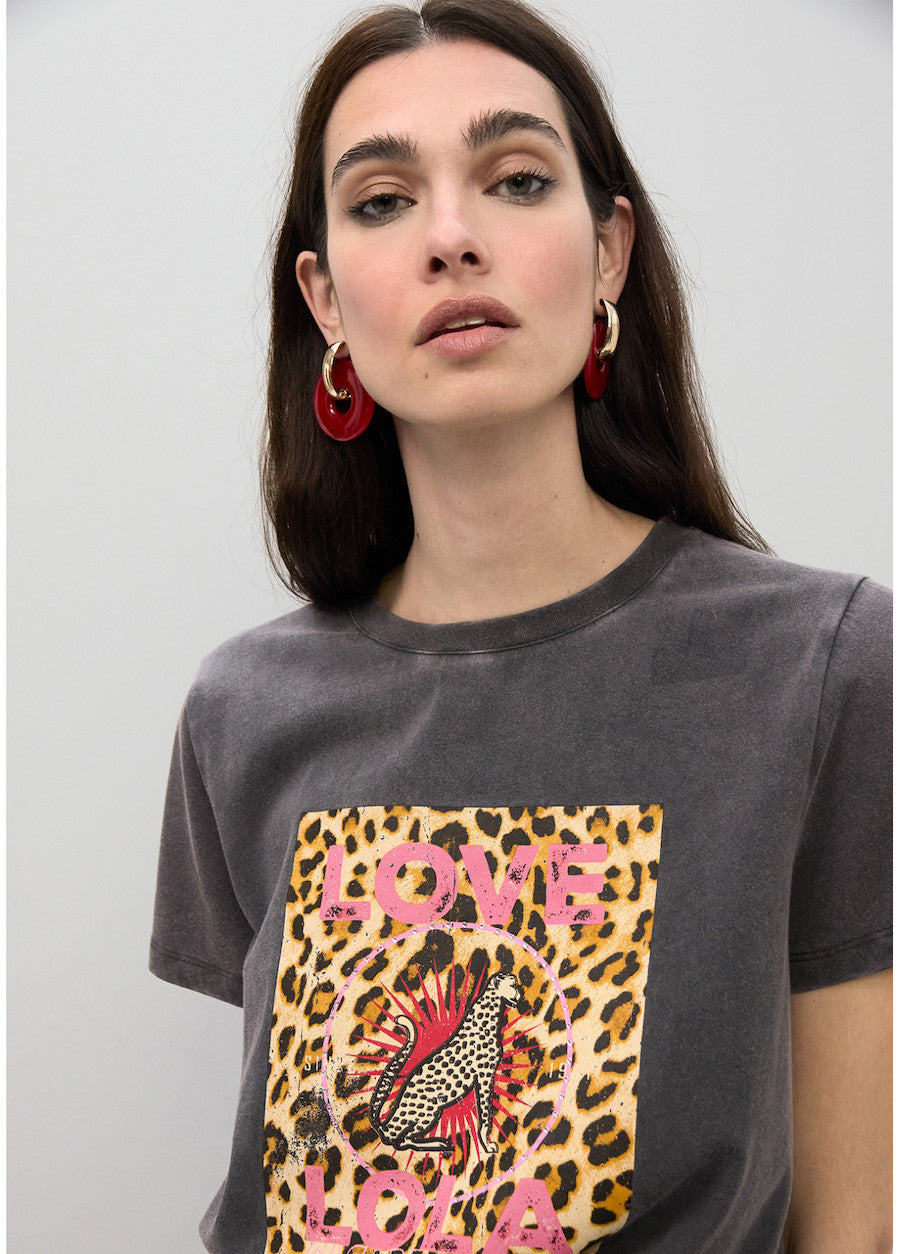 Tshirt femme Lola Casademunt animalier