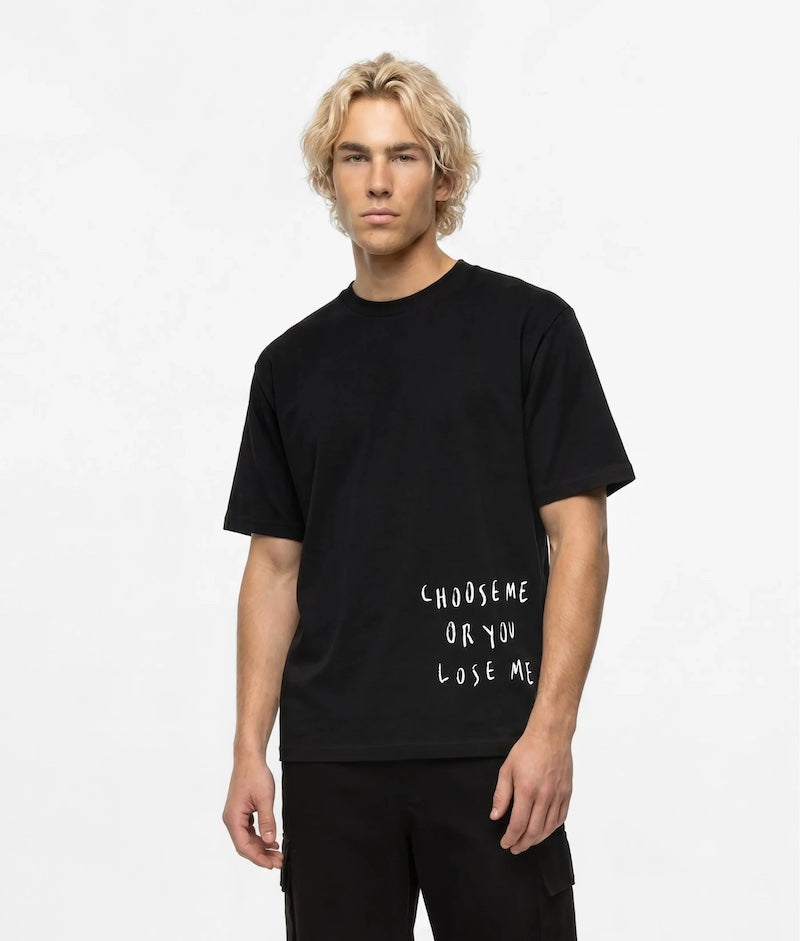 T-shirt boxy noir Karl Lagerfeld Jeans x Pietro Terzini  B4M17073 999