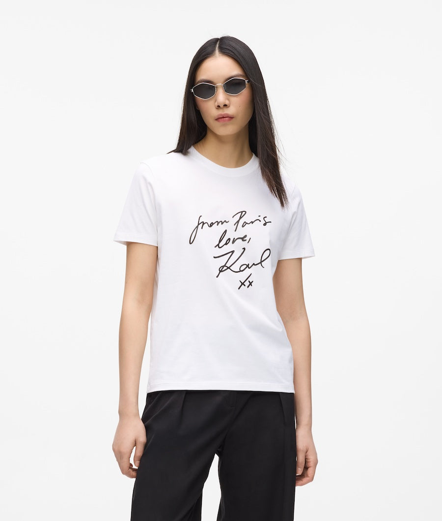 Tshirt femme Karl Lagerfeld B2W17104100