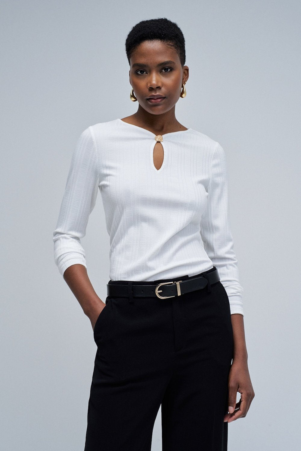 Pul femme en maille fine Salsa Jeans