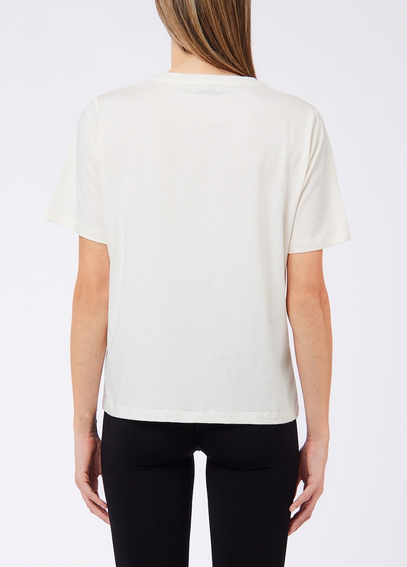 Tshirt femme Liu Jo sport TF6243 avec des roses