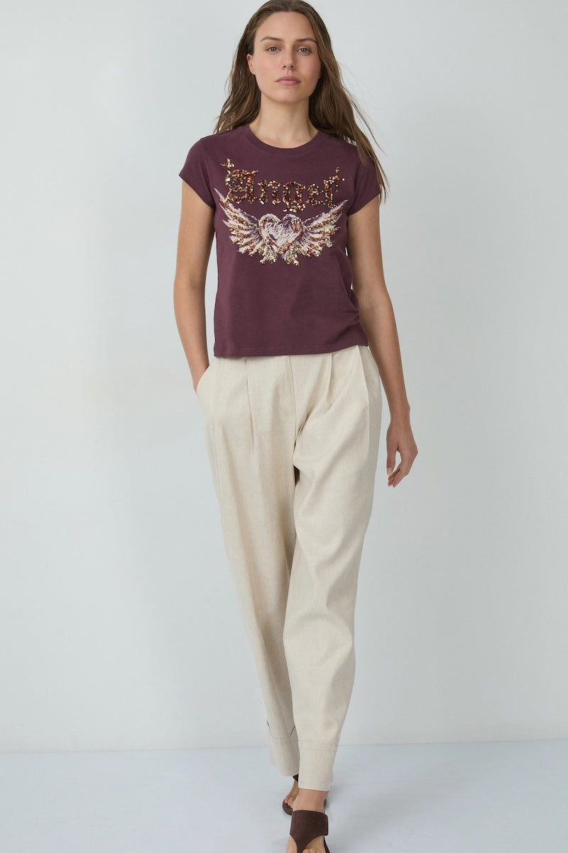 Tshirt BSB Fashion avec imprimé et strass sur l'avant