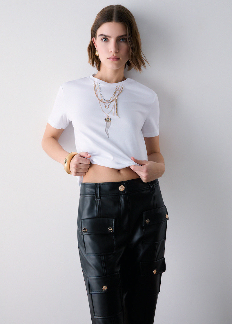 Tshirt femme col rond Liu Jo