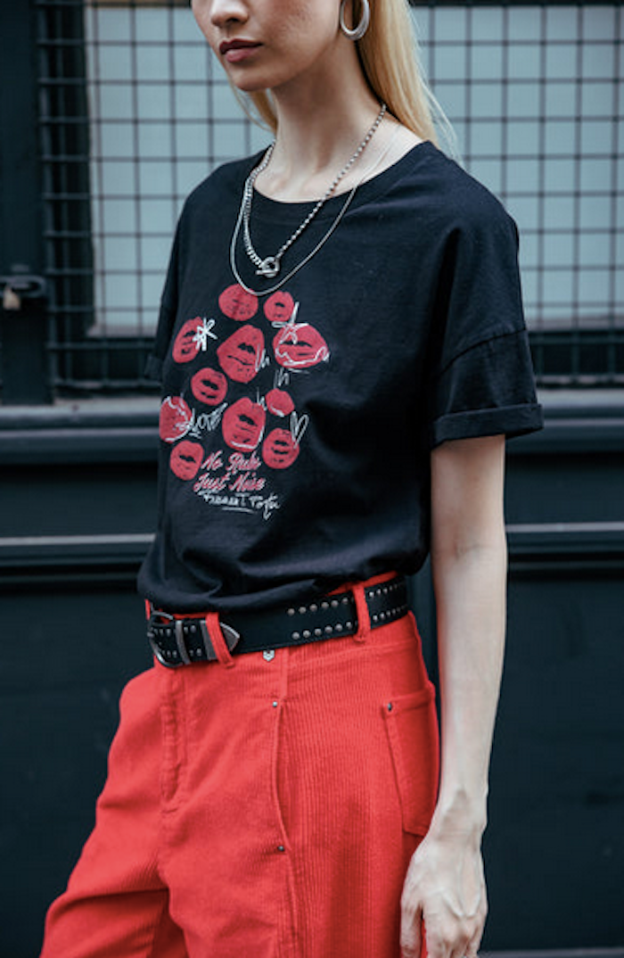 Tshirt femme imprimé bisous Freeman T