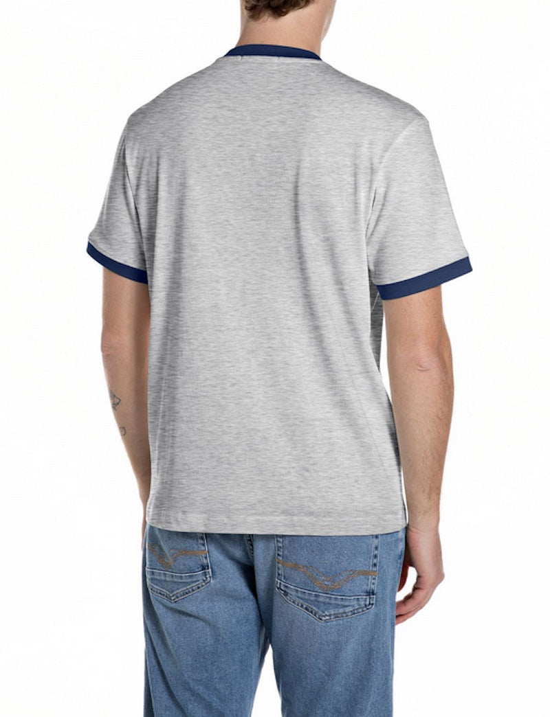 Tshirt homme Replay jeans imprimé Hawai