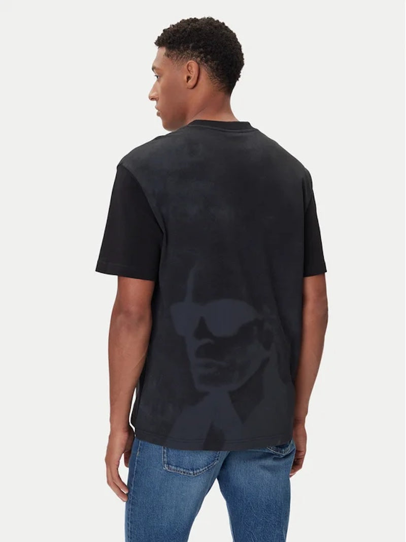 Tshirt avec le visage de Karl Lagerfeld