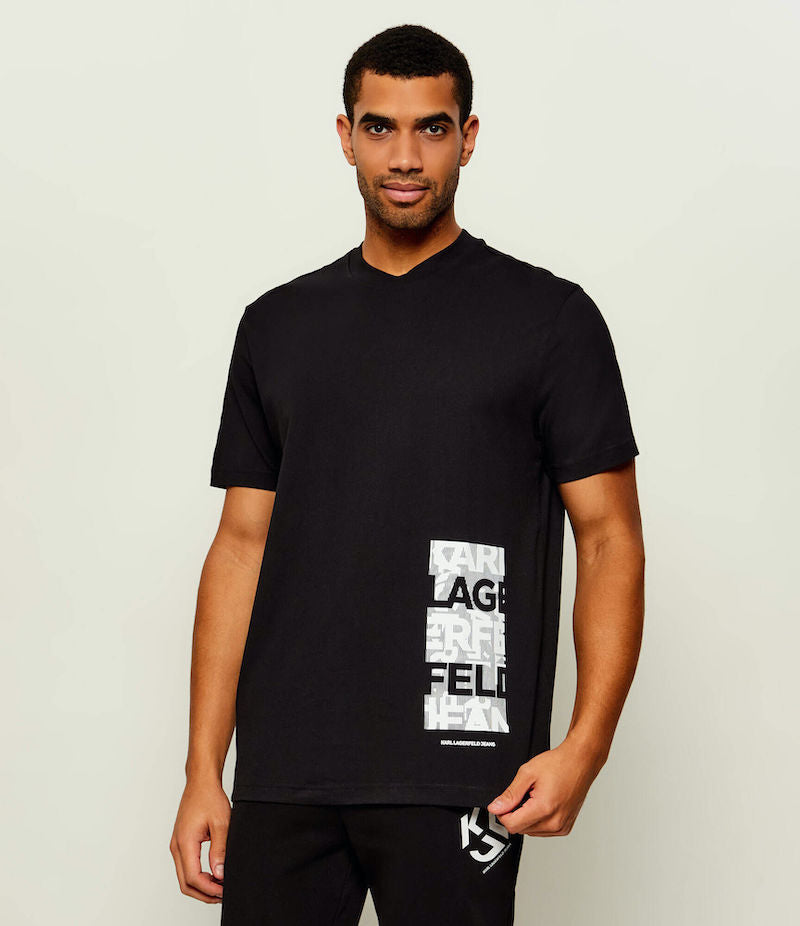 T-shirt homme Karl Lagerfeld Jeans noir Automne/Hiver 2026 -B4M17027