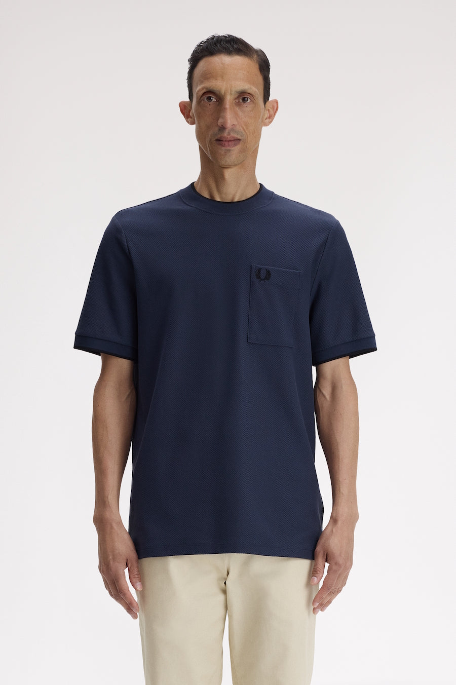 T-shirt piqué Fred Perry  M2395 738 dark airforce