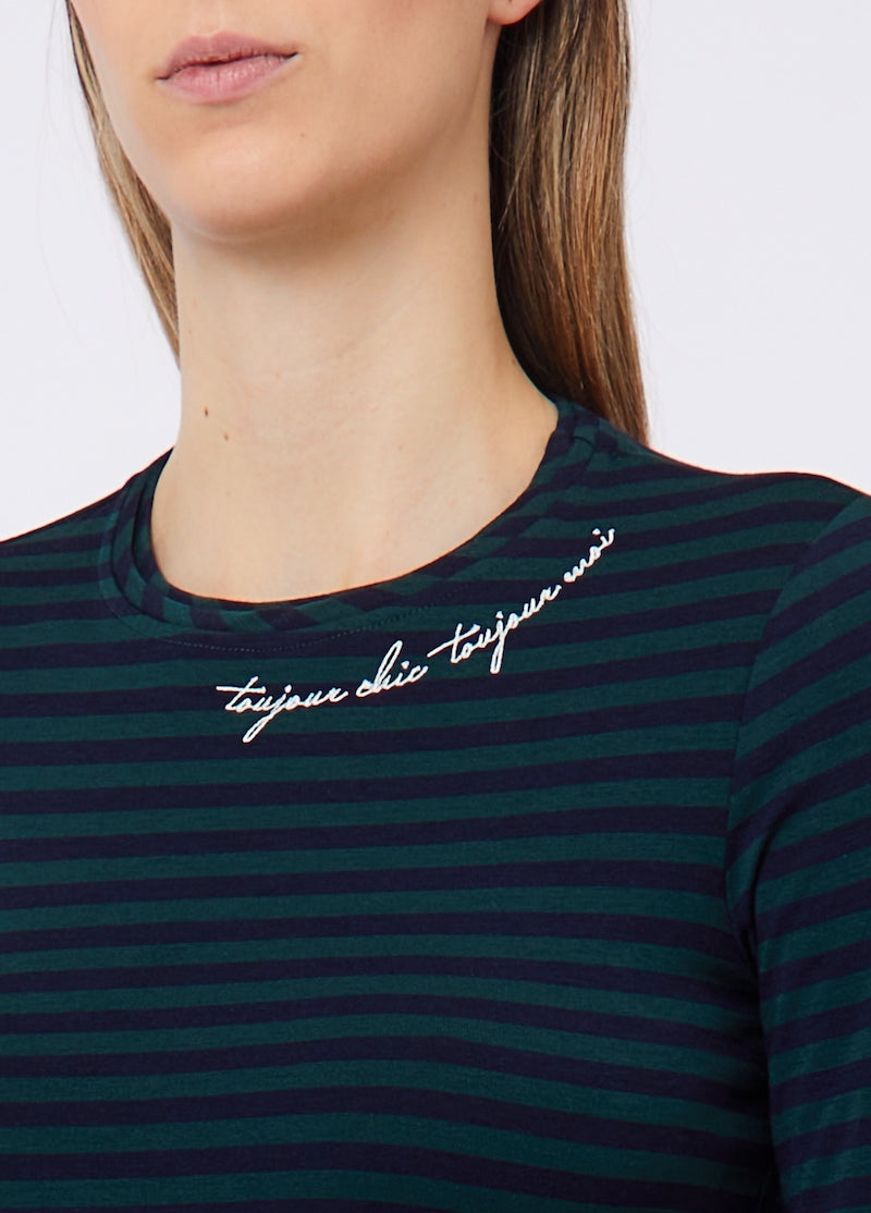 Tshirt rayé manches longues LIu Jo