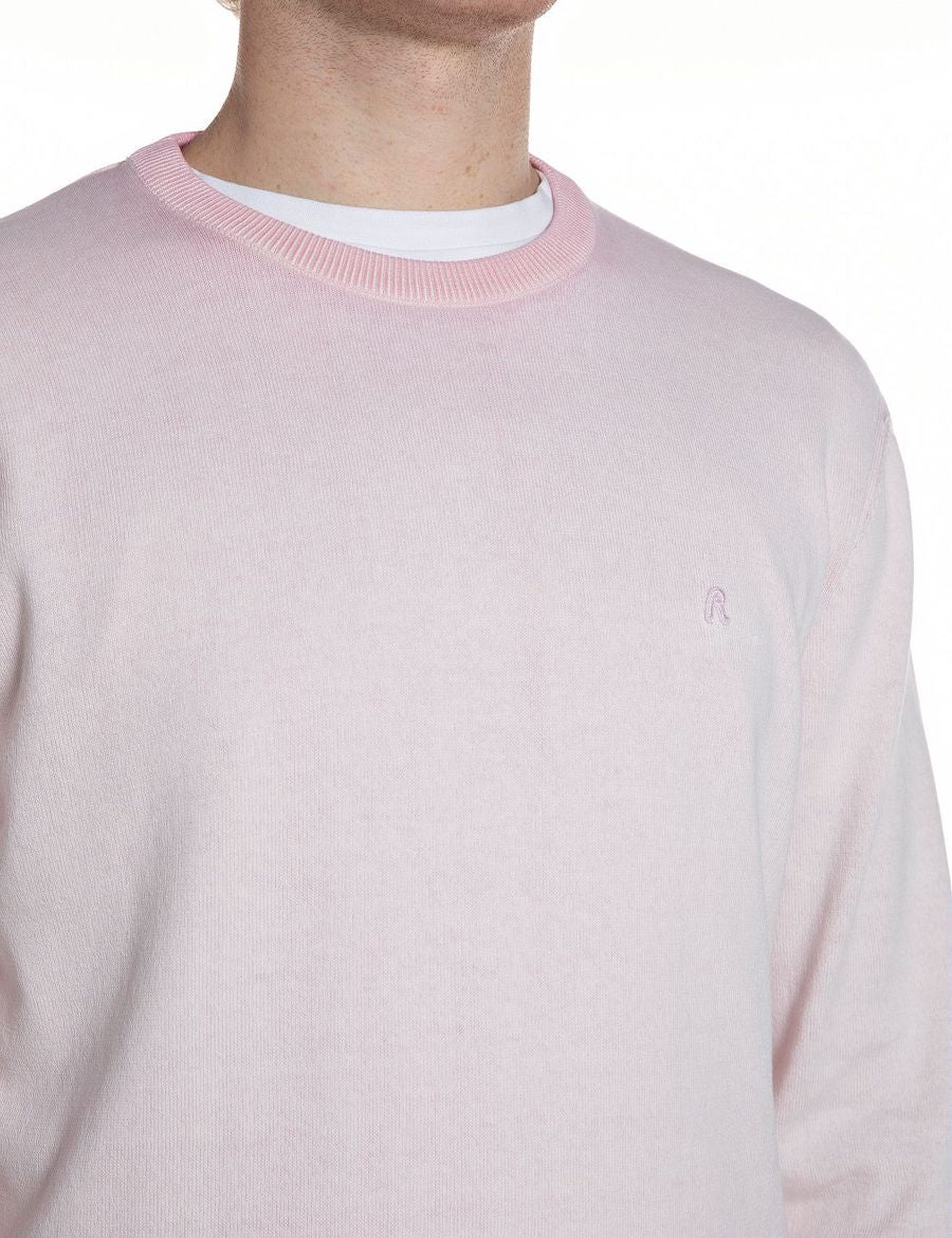 Pull homme rose délavée de chez Replay Jeans