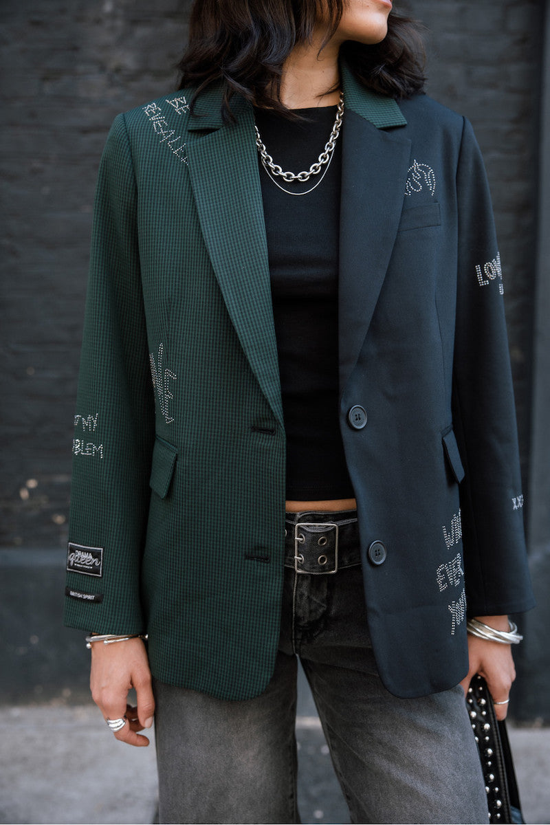 Veste de tailleur bi colore Freeman T modèle Varel Mix