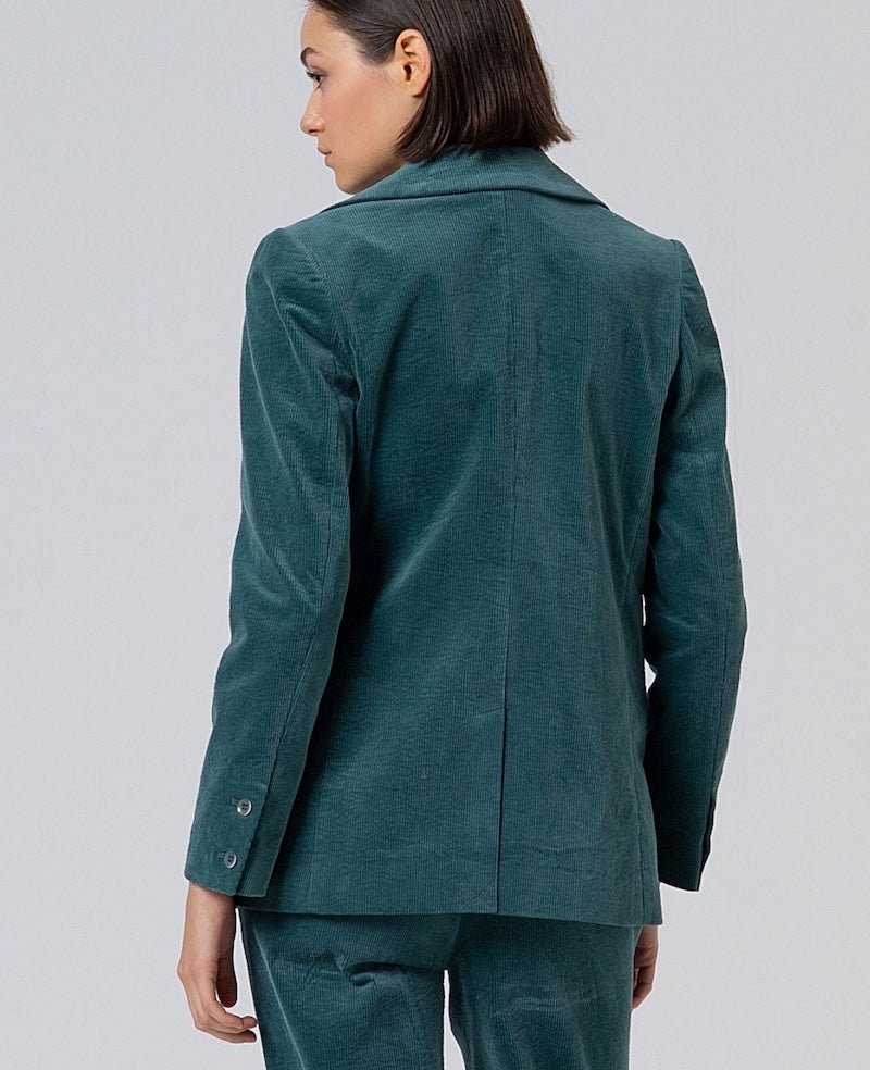 Veste blazer en velours côtelé Surkana