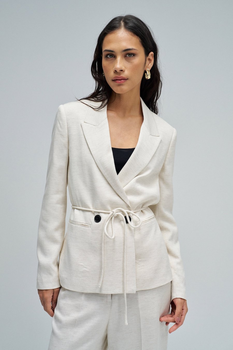 Veste blazer femme salsa en lin