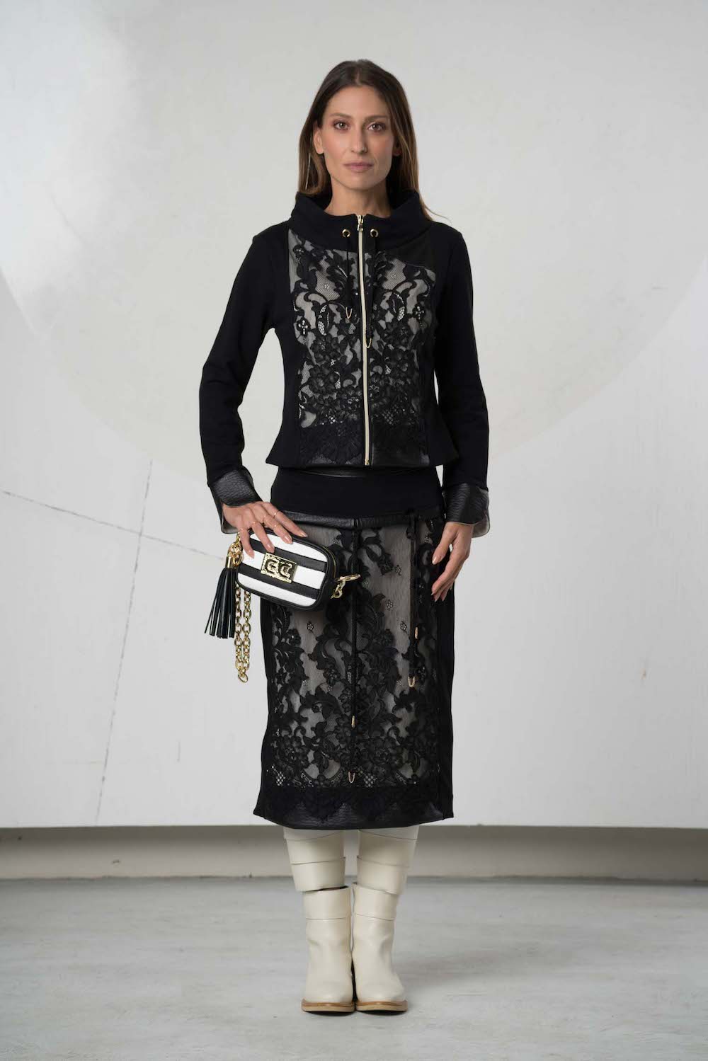 Veste en dentelle Elisa Cavaletti ELW257054101