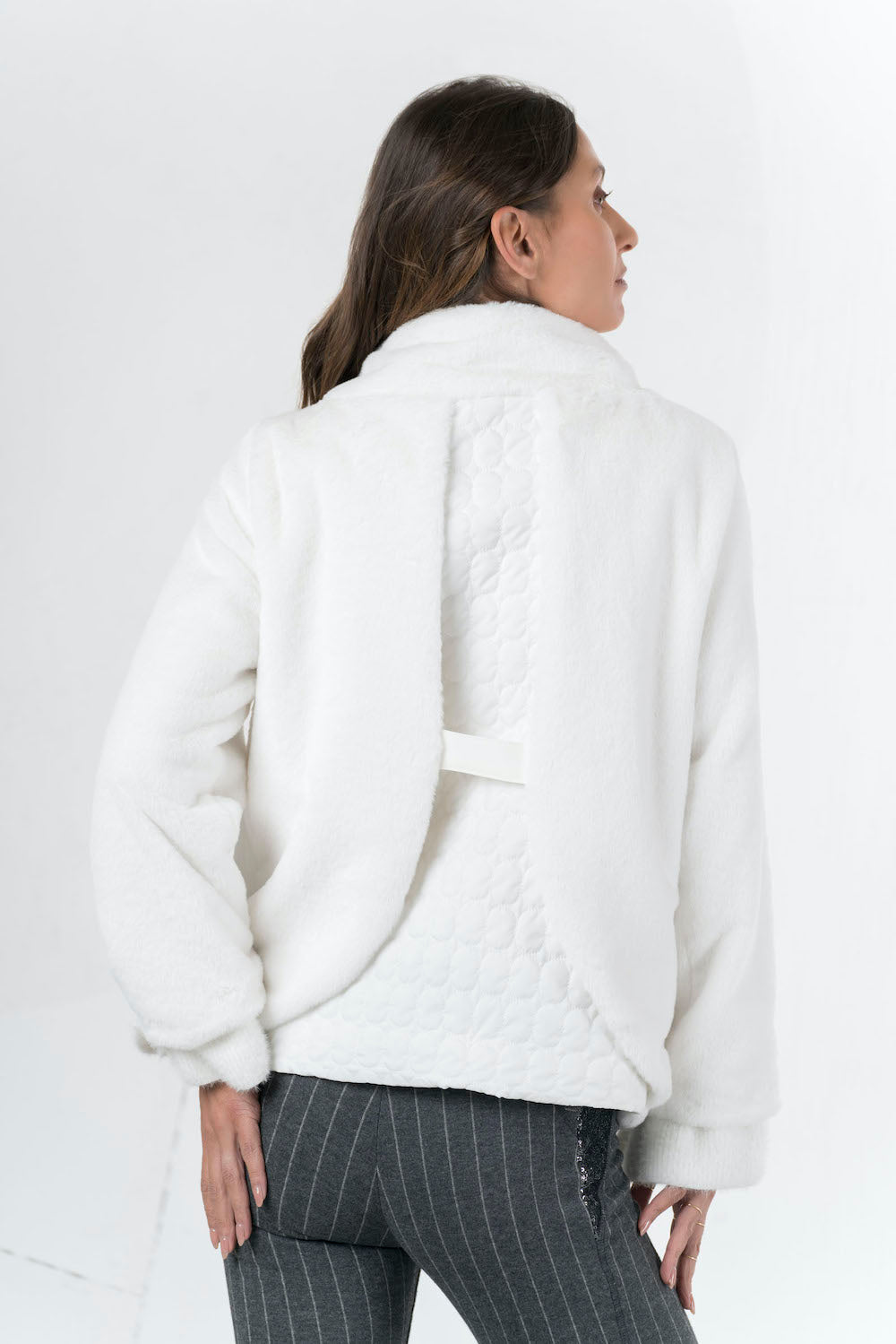 Veste en fourrure écologique Cavaletti ELW257038800_03149