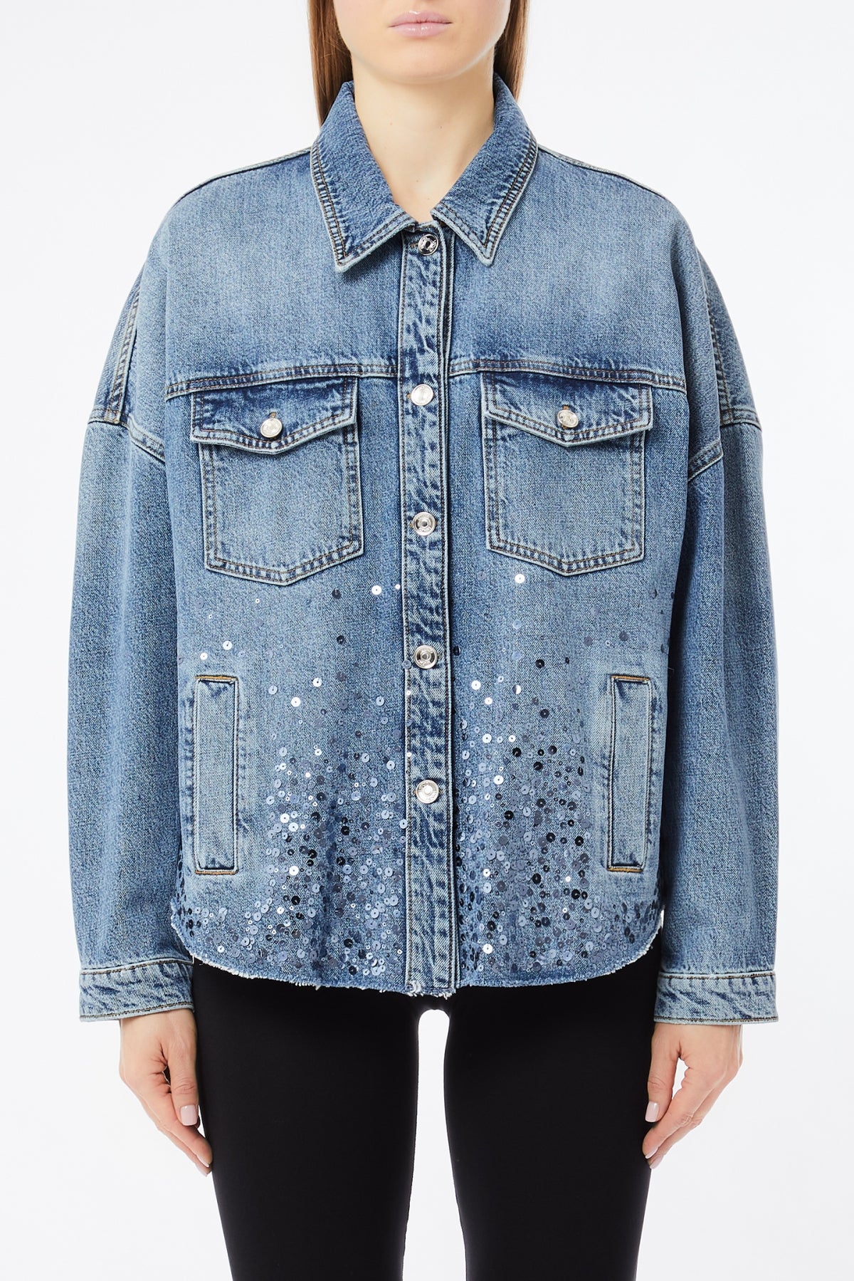Veste en jeans oversize Liu Jo