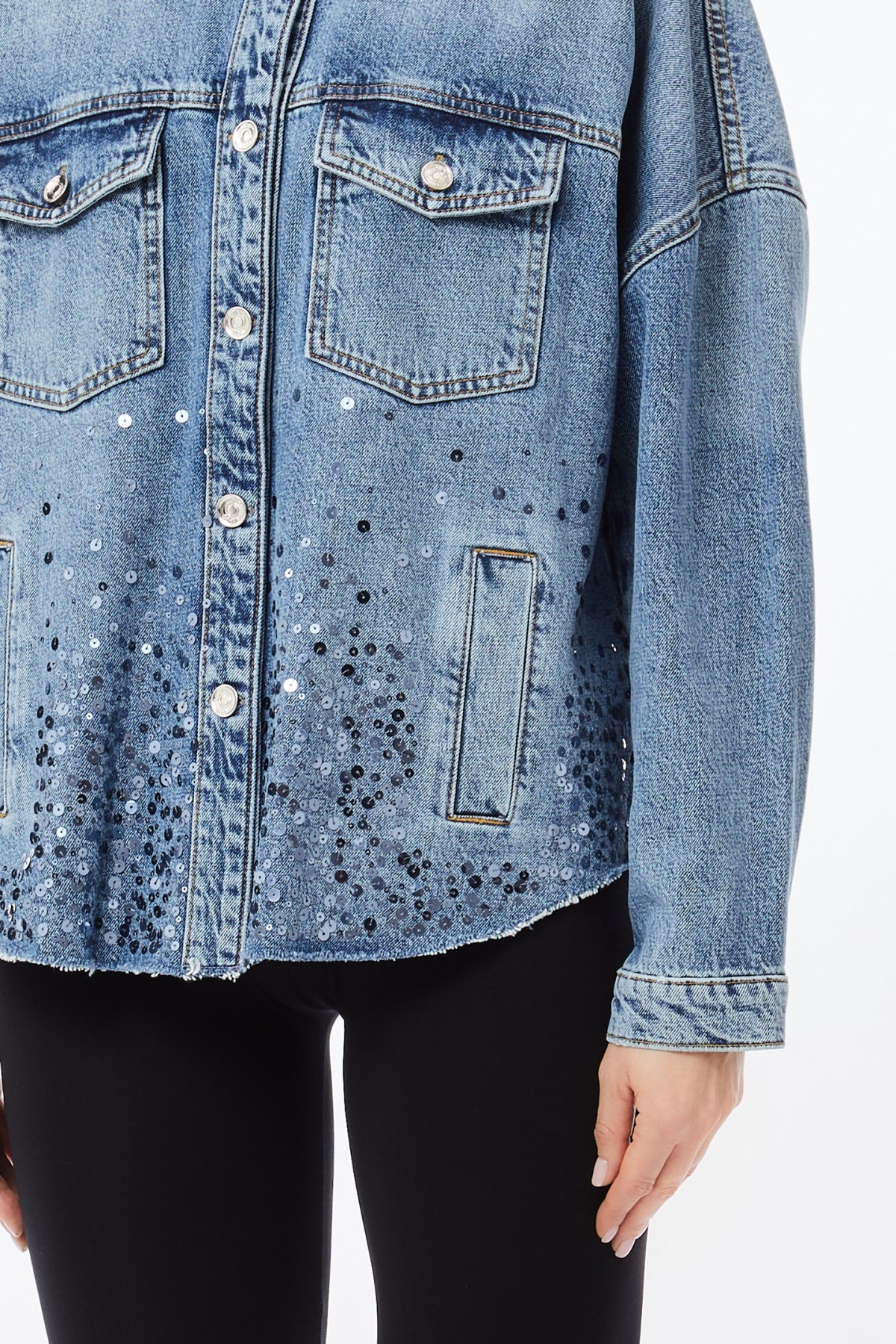 Veste en jeans oversize Liu Jo