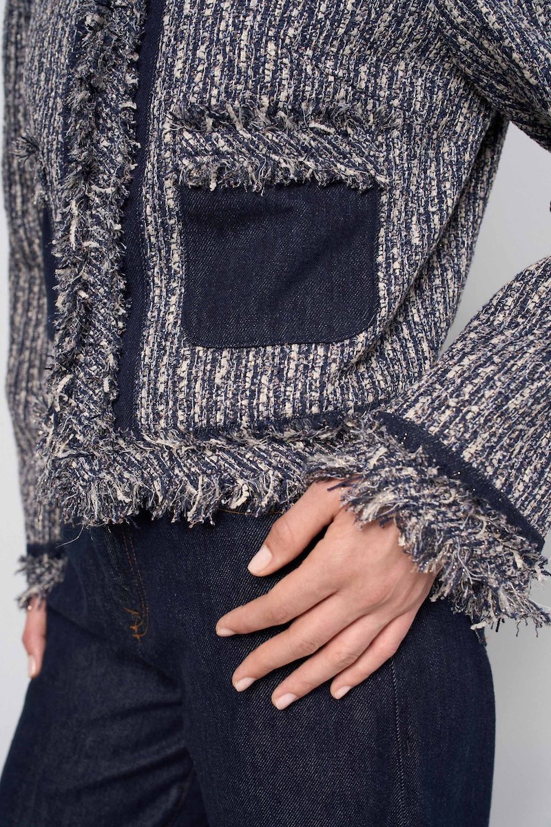 Veste femme en tweed Salsa Jeans