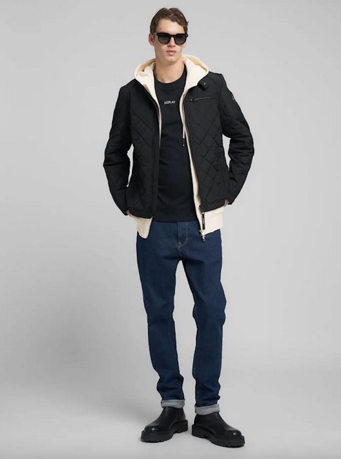 Blouson type motard de chez Replay