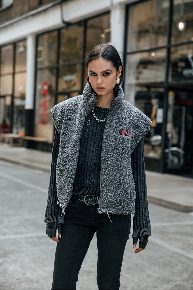Veste sans manche femme en sherpa Freeman T