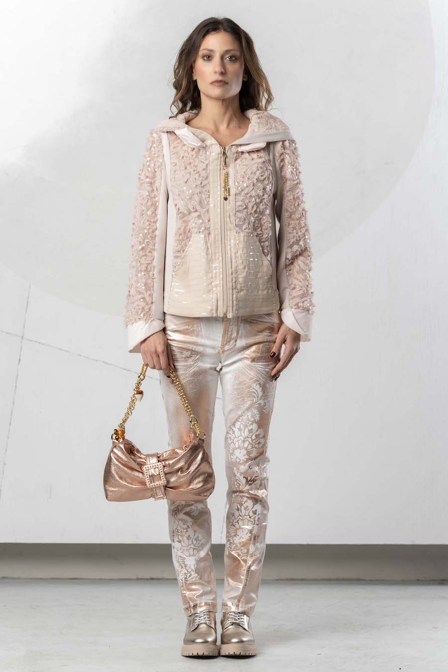 Veste femme Elisa Cavaletti toute brodée